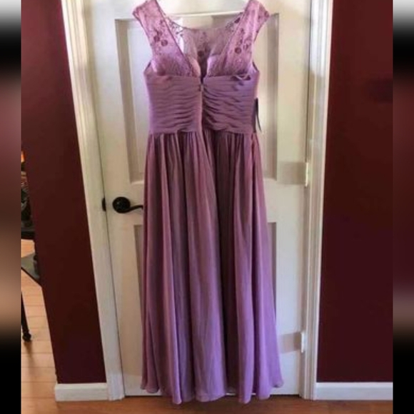 NWT Long Bridesmaid Dress WISTERIA color - Picture 3 of 6